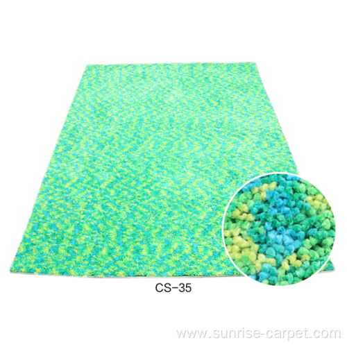 Polyester Rugs with space dyed yarn